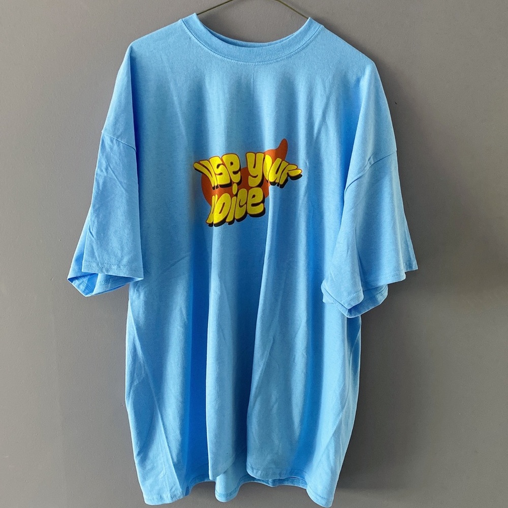 Brand new with tag use your voice shirt unisex